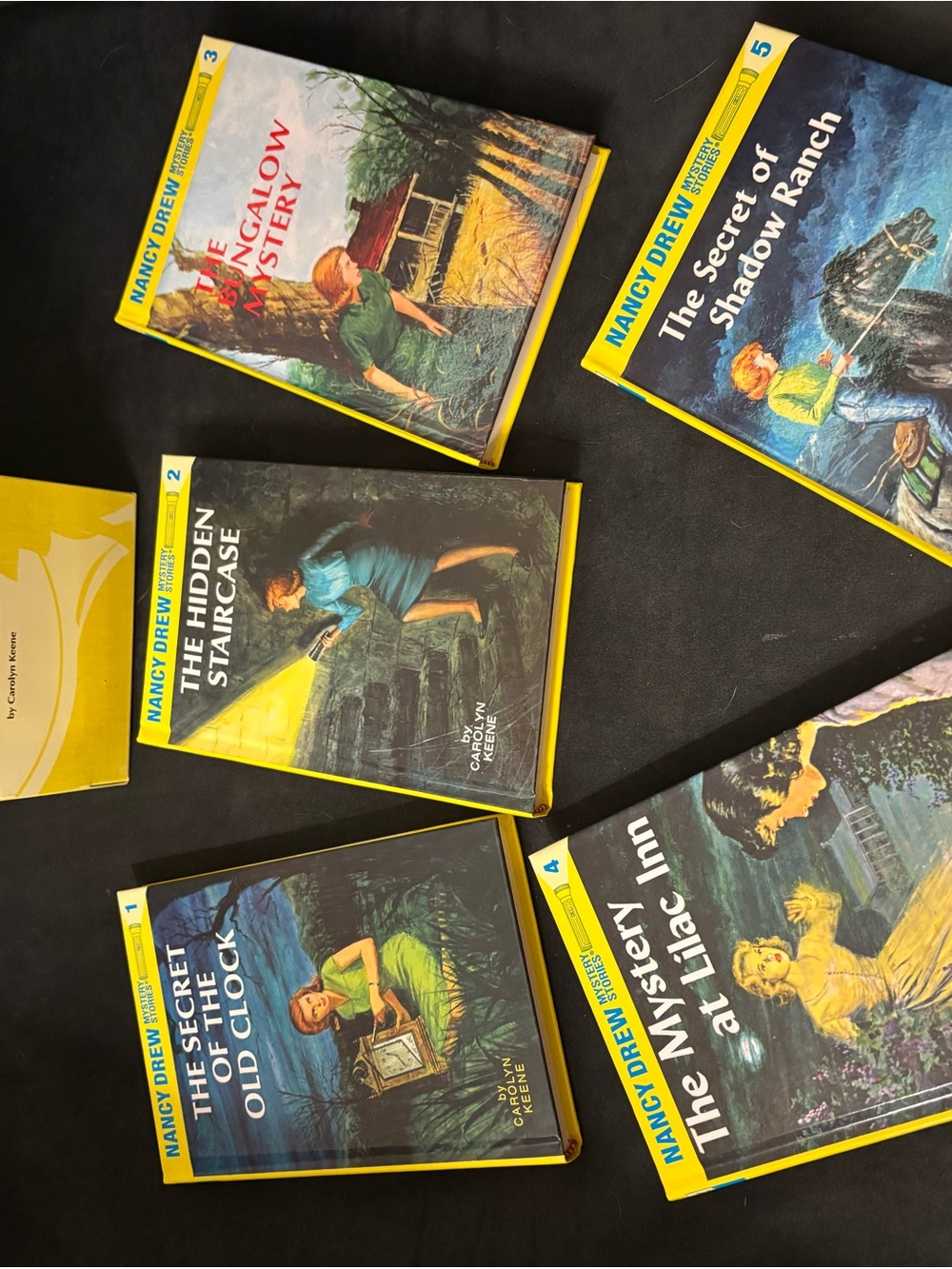 Nancy Drew Mystery Book Set - Yellow Edition